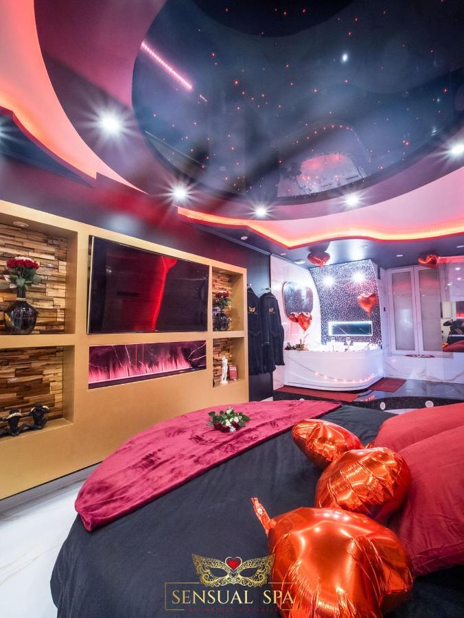 Sensual Spa- Love Room Jacuzzi Hammam Terrasse Нансі Екстер'єр фото