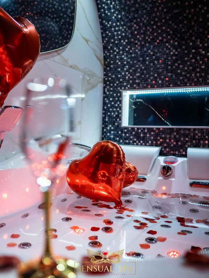 Sensual Spa- Love Room Jacuzzi Hammam Terrasse Нансі Екстер'єр фото