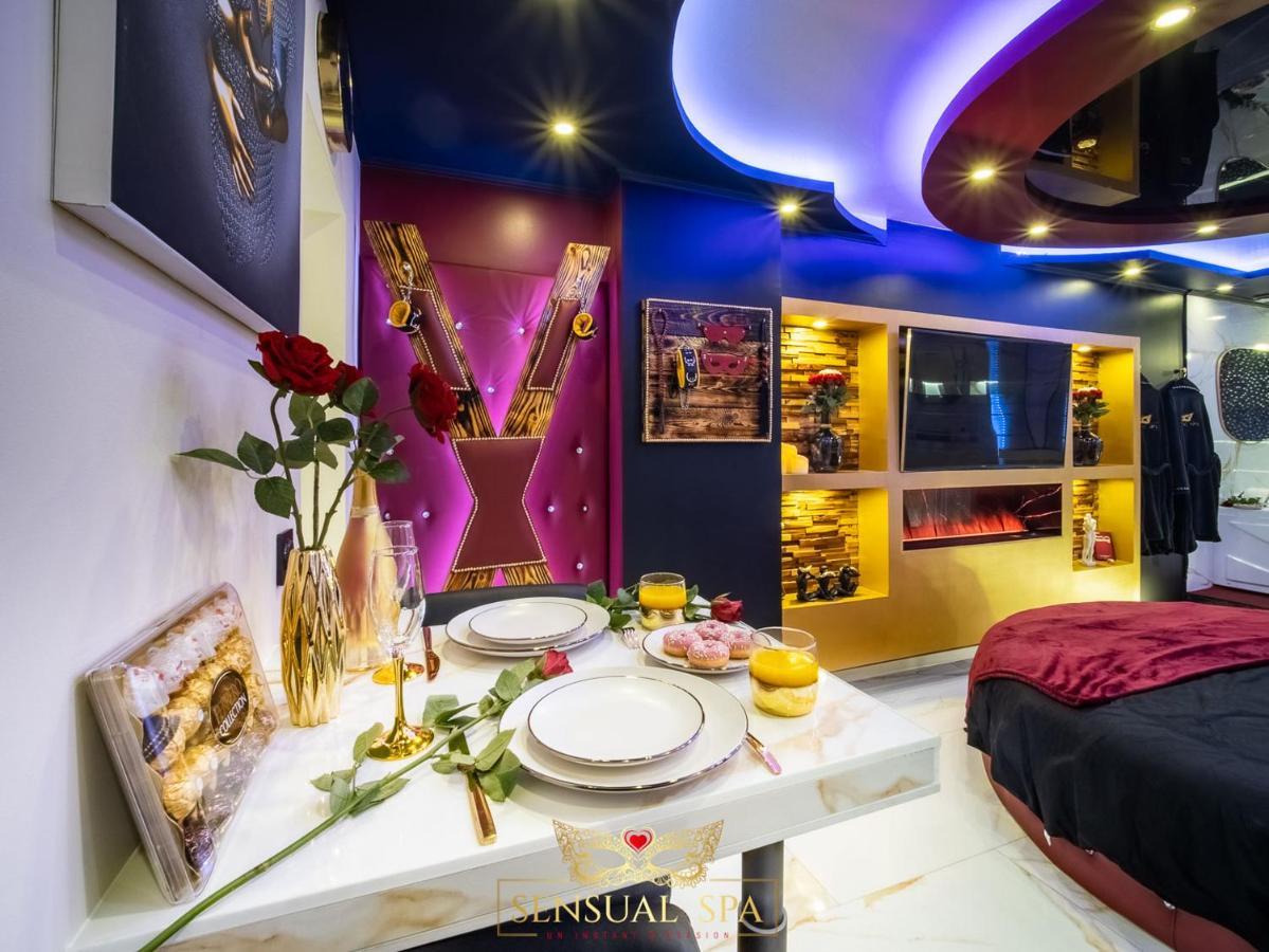 Sensual Spa- Love Room Jacuzzi Hammam Terrasse Нансі Екстер'єр фото